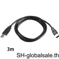 ราคา สายเคเบิลอะแดปเตอร์ USB ABS สําหรับสแกนเนอร์เครื่องพิมพ์กล้องดิจิตอลฮาร์ดดิสก์ Firewires ถึง USB USB 2.0 ชาย (27988481177)