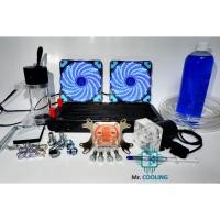 ราคา ชุดน้ำCPU ระบบเปิด 2ตอน ครบชุด/CPU Water Cooling Set *รุ่นMaster Grade (สีฟ้า) (1812489083)