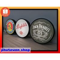 ราคา ป้าย ป้ายไฟ ป้ายไฟled แสงโสม แจ็กแดแนล Blend285 Sangsom Jack Hennessy bacardi Smirnoff ป้ายเหล้า เหล้า ขนาด 30-40 ซม. (16076832808)