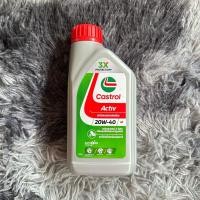 ราคา น้ำมันเครื่อง Castrol Active 0.8 เบอร์ 20W-40 4T (25318442248)