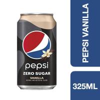 ราคา Pepsi Vanilla Zero Sugar 325ml ++ เป๊ปซี่ วานิลลาซีโร่ชูการ์ 325 มล. (7488045687)