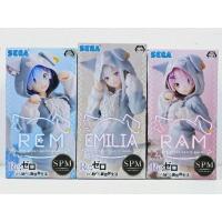 ราคา [ฟิกเกอร์แท้] Re:Zero kara Hajimeru Isekai Seikatsu - Emilia / Ram / Rem Dai Seirei Puck - SPM Figure (SEGA) (21031115461)
