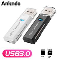 ราคา Ankndo 2 In 1 การ์ดรีดเดอร์ Usb 3.0 Micro Sd Tf การ์ดรีดเดอร์ความเร็วสูงอะแดปเตอร์แฟลชไดรฟ์สําหรับแล็ปท็อป (6596755491)