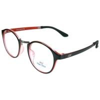 ราคา Han Sha แว่นตาแฟชั่น รุ่น K-7312 สีดำตัดแดง + เคลือบเงา วัสดุเบาและยืดหยุนได้ (276682529)