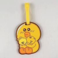 ราคา Line Friends Sally Cony Brown Diecut PVC Travel Luggage Name Tag LFP14812 (28904515335)