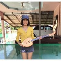 ราคา พิณโปร่ง ทรงใบโพธิ์ เหมาะสำหรับฝึกหัดเล่น (2876454615)