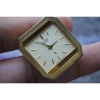 ราคา นาฬิกา Vintage มือสองญี่ปุ่น CITIZEN ชุบทอง ระบบ QUARTZ ผู้ชาย รูปแปดเหลี่ยม กรอบทอง หน้าทอง หน้าปัด 27มม (22666805611)
