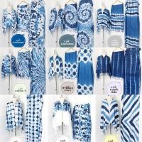 ราคา ผ้าคลุมไหล่มัดย้อมคราม (5712657436)