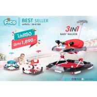 ราคา รถหัดเดิน Fico รุ่น SB-815ER รถหัดเดินมีเสียงดนตรี (2063397273)
