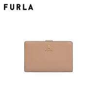 ราคา FURLA กระเป๋าสตางค์ผู้หญิง รุ่น CAMELIA M COMPACT WALLET GREIGE (26413434460)