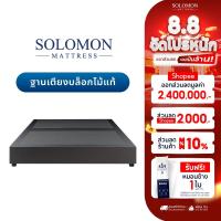ราคา SOLOMON ฐานเตียงบล็อก ไม้อย่างดี หุ้มหนังPVC 6 ฟุต 5 ฟุต 3.5 ฟุต (16175151171)