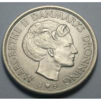 ราคา เดนมาร์ก (Denmark), ปี 1973-1989, 1 Krone, Queen Margrethe II (8249974406)