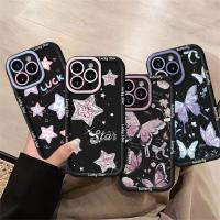 ราคา เคสไอโฟน ผีเสื้อดาว สำหรับ IPhone 11 15 16 13 12 14 Pro Max XR X XS Max 7 8 15 Plus เคส IPhone เคสไอโฟน 13 11 16 15 (41350598267)