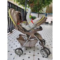 ราคา ส่งต่อ ชุดเดินทางเด็ก รถเข็น + คาร์ซีท Graco Snugride Classic Connect Travel System (20158502034)