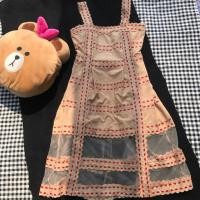 ราคา เดรสสายเดี่ยว ปักหัวใจ cop kloset ป้าย something SIZE L (1873886754)