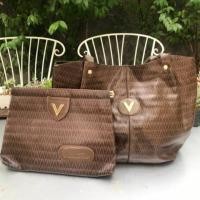 ราคา กระเป๋าสะพาย Valentino แท้ พร้อมครัชท์ใส่เครื่องสำอาง (5613770532)