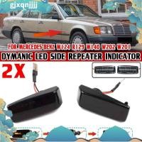 ราคา หลอดไฟเลี้ยวไดนามิก LED สําหรับ Mercedes Benz C E S SL CLASS W201 190 W202 W124 W140 R129 gjxqnjjjj 2 ชิ้น (23258917536)