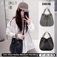 ราคา ดิออร์ Dior New Nolita Medium Handbag กระเป๋าถือผู้หญิงกระเป๋าสะพายข้างหนังเต็ม (29527920989)
