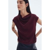 ราคา H&M(เอชแอนด์เอ็ม) เสื้อเชิ้ตผ้าซาตินแขนกะลา ผู้หญิง 1295553 (41456828009)