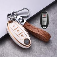 ราคา 3 ปุ่ม เคสกุญแจรถยนต์ Nissan เคสกุญแจรีโมทรถยนต์ Almera Kicks Juke Note Tiida Teana Livina (29922746341)