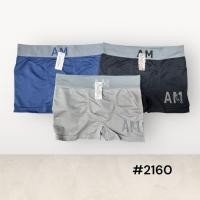 ราคา #2160 กางเกงในบ็อกเซอร์ผู้ชายไซค์ใหญ่ XL Boxer ผ้าไมโคร พิมพ์ลาย Am (42703943562)