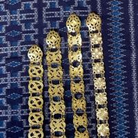 ราคา เข็มขัดโบราณทองหน้าC เข็มขัดคนแก่ใส่กับชุดไทยผ้าถุง ยาว44นิ้ว (พร้อมส่งในไทย) (26201166930)