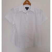 ราคา เสื้อเชิ้ตแขนสั้น สีขาว Liz Claiborne มือ2 (16196662366)