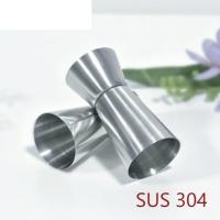 ราคา แก้วตวงค๊อกเทล จิ๊กเกอร์แสตนเลส 304 แก้วตวงแสตนเลสแท้ แก้วตวงไซรัป JiggerSUS304 ถ้วยตวงน้ำเชื่อม (26377403982)