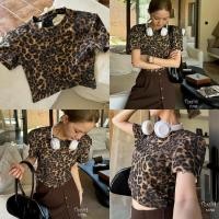 ราคา เสื้อแขนสั้นเข้ารูปลายเสือ (27456727704)