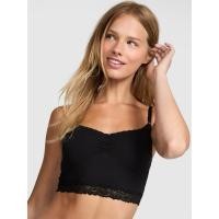 ราคา พร้อมส่ง Victoria’s Secret PINK BRALETTES & BRA TOPS COTTON DORM LIGHTLY LINED BRALETTE Size S (42110416335)