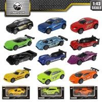 ราคา DIECAST CAR รถของเล่น โมเดลรถ 1:43 โลหะ รถแข่ง รถ sport หลายสี สีสด ขนาดประมาณฝ่ามือ Model car คอลเลกชันรถ (40803047446)