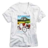 ราคา เสื้อยืดคอวีสีขาว เสื้อแขนสั้น เนื้อผ้า TK พร้อมพิมพ์ลายซับลิเมชั่น ทรานเฟอร์ จ.สระบุรี (8383167135)