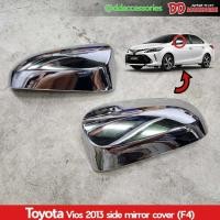 ราคา ครอบกระจก vios 2013 2014 2015 2016 ไม่เว้าไฟเลี้ยว สีชุป งาน F4 (28678159797)