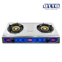 ราคา OTTO เตาแก๊สสแตนเลสหัวคู่ รุ่น GS-872 (DS) (4545008458)