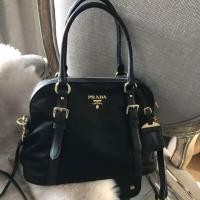 ราคา PRADA Tessuto Oft Calf Bualetto (1841572354)