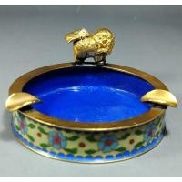 ราคา ที่เขี่ยบุหรี่ทองเหลืองถมปัด จีนของเก่า (25962269577)