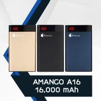 ราคา แบตเตอรี่สำรอง aManGo รุ่น A16 ความจุ 16000 mAh แท้100% (1531572455)