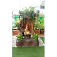 ราคา โพรงตอไม้ ม่านน้ำสายฝน ตั้งองค์พญานาค รูปปั้นพญานาค น้ำพุ น้ำตกแต่งสวน ของแต่งบ้าน (15888558691)