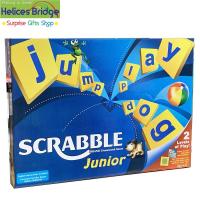 ราคา Scrabble Junior Board Game Classic Crossword Game ครอบครัวเด็กตลกเกมปริศนาอัจฉริยะ (26133250558)