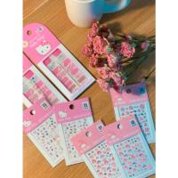 ราคา [Made In Korea] Hello Kitty / My Melody / Tsum Tsum Winne The Pooh Nail Sticker Nail Art Nail Deco Sticker / Gel Nail Strips from Daiso Korea (27665015078)