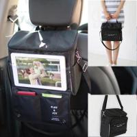 ราคา Poca กระเป๋าที่ใส่ของหลังเบาะรถยนต์ เก็บความเย็น อเนกประสงค์ เป็นกระเป๋าปิกนิก สีดำ Play&Joy (512506477)