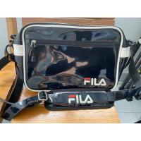 ราคา กระเป๋าหนังสะพายข้างสีดำมือสอง ยี่ห้อFILA (6688028226)