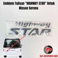 ราคา สัญลักษณ์การเขียน HIGHWAY STAR สําหรับ Nissan Serena (42010303006)