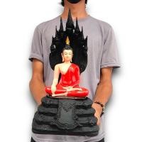 ราคา พระนาคปรกดำ องค์พระเเต่งสีจีวร สวยงาม ขนาด 5 นิ้ว สูง 32 ซม. เนื้อเรซิ่น (sumpatichami) (26609936234)