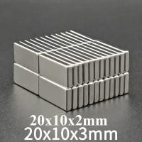 ราคา 5/10 ชิ้น 20x10x3 มิลลิเมตรบล็อก Neodymium สี่เหลี่ยม 20 มิลลิเมตร X 10 มิลลิเมตร X 2 มิลลิเมตร NdFeB Super ที่มีประสิทธิภาพ Strong แม่เหล็กถาวร (26979328325)