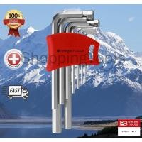 ราคา PB Swiss Tools PB 210DH-10 ประแจหกเหลี่ยมหัวตัด ตัวสั้น เบอร์ 1.5-10 มิล 9 ตัวชุด Socket แบบ 2 ชั้น (13113669811)