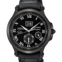 ราคา SEIKO Kinetic Perpetual นาฬิกาข้อมือผู้ชาย รุ่น SNP045P1 (สีดำ) (6535639270)