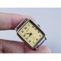 ราคา นาฬิกา Vintage มือสองญี่ปุ่น ALBA V236 5280 ระบบ QUARTZ ผู้หญิง ทรงสี่เหลี่ยม กรอบทอง หน้าปัด 22มม ตัวเรือนสแตนเลส (29284079546)