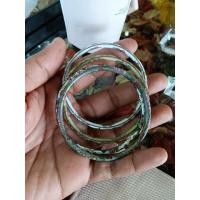 ราคา กำไลกังไสลายสวยเก่าโบราณหายากมอายุ (20587034570)