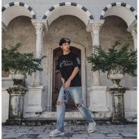 ราคา Holdem H8 Monogram Vintage destroyed washed denim (21646602574)